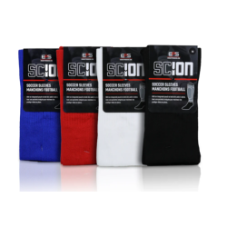 EPS SCION SOCCER SLEEVES with integrated pouches to hold shin guards.